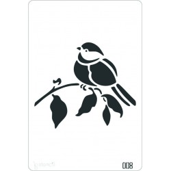 STENCIL 20X30CM RAMA DE PAJARO