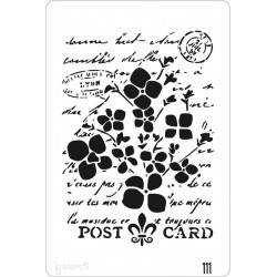 STENCIL 20X30Cm  POST CARD
