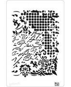 STENCIL 20X30Cm CARTA 2