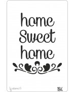 STENCIL 20X30Cm HOME SWEET HOME
