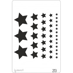 STENCIL 20X30Cm ESTRELLAS