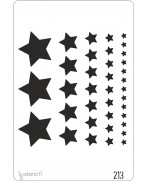 STENCIL 20X30Cm ESTRELLAS