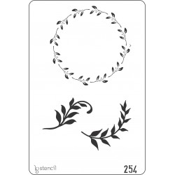 PLANTILLA 20X30CM  CORONA DE RAMOS