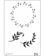 PLANTILLA 20X30CM  CORONA DE RAMOS