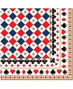 Servilleta 33cmx33cm casino