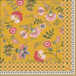 Servilleta 33cmx33cm de oriente amarillo