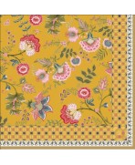 Servilleta 33cmx33cm de oriente amarillo