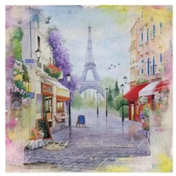 Servilleta 33cmx33cm Barrio Marais en París