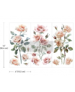 Transfer Blush Symphony Incluye tres hojas únicas de 15 cm x 30 cm. Re-Design with Prima