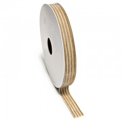 Cinta decorativa VELVETY STRIPE ribbon 1m/15mm color beigs