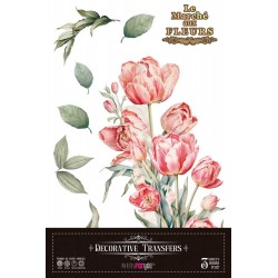 Tulips - Transferencias Decorativas 20,3 x 30,5 cm  (3 piezas) Papers For You