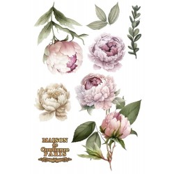 Peonies Transferencias Decorativas 20,3 x 30,5 cm  (3 piezas) Papers For You