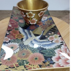 Jueves 16 de octubre 16:30 a 20:00h- Monográfico decoupage con tela sobre vidrio temática japonesa