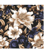 Servilleta 33cmx33cm -Papel pintado de flores decorativas