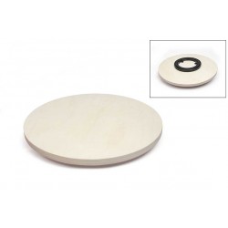 Bandeja giratoria - Diámetro 39 x 1,5 cm madera