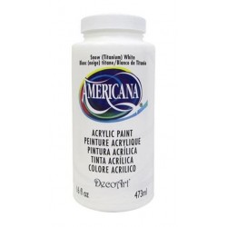 DecoArt Americana Acrílico 473 ml -blanco Titanio -Snow (Titanium) White