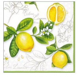 Servilleta 33cmx33cm LIMÓN