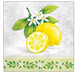 Servilleta 33cmx33cm  rama de limón