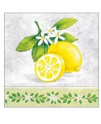 Servilleta 33cmx33cm  rama de limón