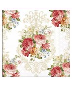 Servilleta 33cmx33cm- Flores Sara