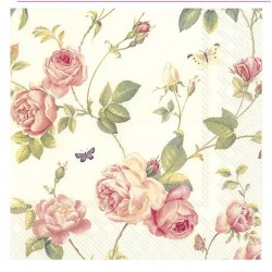 Servilleta 33cmx33cm- ROSA ERRANTE