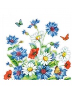 SERVILLETAS 33X33 FLORES SILVESTRES