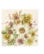 servilletas 33x33  VERANO DE FLORES