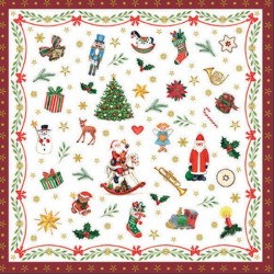 Servilletas 33x33 navidad-artelis