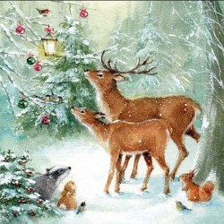 Servilletas 33x33 navidad-artelis
