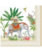 SERVILLETAS PREMIUM 33X33 ELEFANTE HINDU