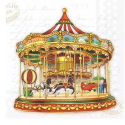 Servilletas 33x33 cm carrusel