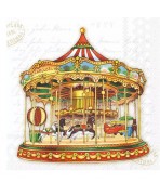 Servilletas 33x33 cm carrusel
