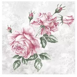 Servilleta 33X33 rosas antiguas