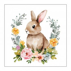 SERVILLETA 33X33 CONEJO DE PASCUA