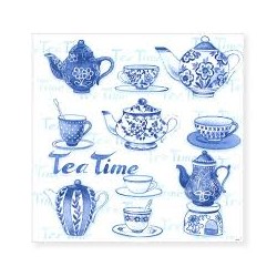 SERVILLETA 33X33 LA HORA DEL TE