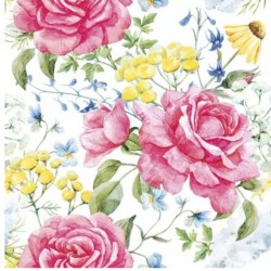 SERVILLETA 33X33 ROSAL