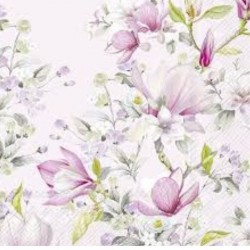 SERVILLETA 33X33 MAGNOLIA ROSADA