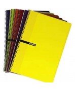 PACK DE 5 CUADERNOS ESPIRAL FOLIO ENRI 4X4 TAPA DURA
