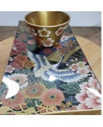 Sábado 22 de noviembre 11:00 a 14:30h- Monográfico decoupage con tela sobre vidrio temática japonesa