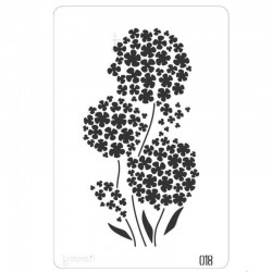 STENCIL 20X30 HORTENSIA