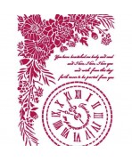 STENCIL STAMPERIA A4 ROMANTIC JOURNAL