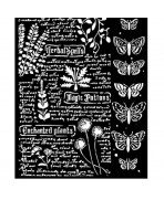 STENCIL STAMPERIA 20X25 FORTUNE BOTANICO