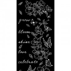 STENCIL STAMPERIA 12X25 SECRET DIARY FLOWERS