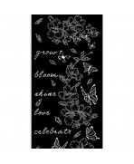 STENCIL STAMPERIA 12X25 SECRET DIARY FLOWERS
