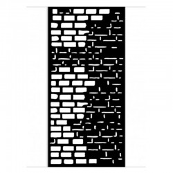STENCIL STAMPERIA  12X25 BRICKS