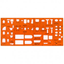 PLANTILLA SANITARIOS MUEBLES  INTERIORES  ESC 1.50