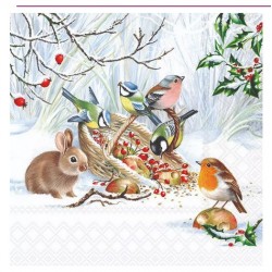 Servilleta 33cmx33 regalo de invierno
