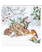 Servilleta 33cmx33 regalo de invierno
