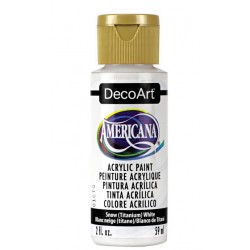 DecoArt Americana Acrílico 59ml -blanco Titanio -Snow (Titanium) White