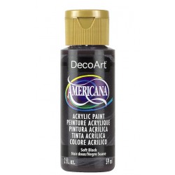 DecoArt Americana Acrílico 59ml -Negro soft